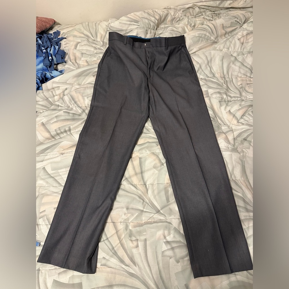 Silver Dress Pants - 33x32